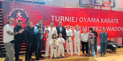 Zawodnicy Tarnowskiego Klubu Sportowego Oyama Karate